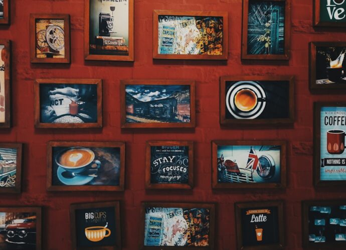 Photo Coffee painting