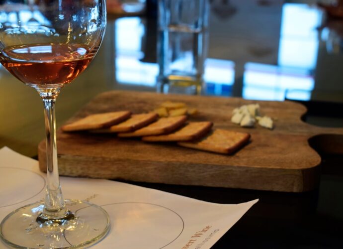 Photo Wine and cheese