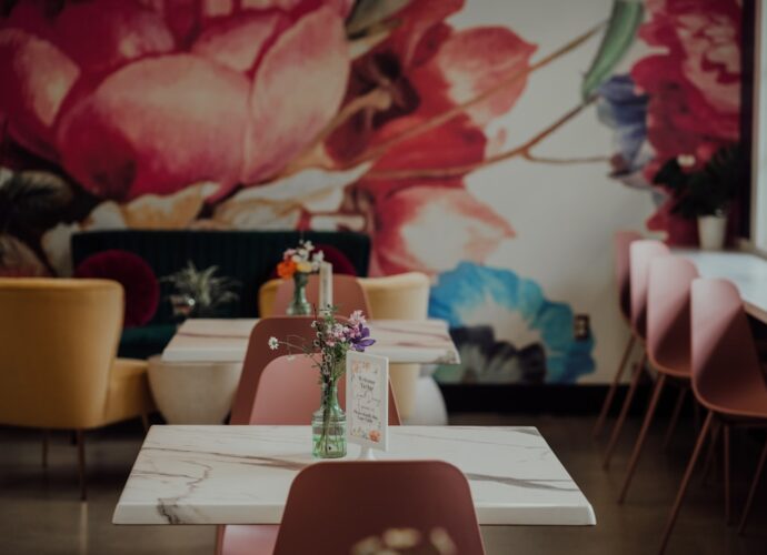 Photo Coffee shop interior