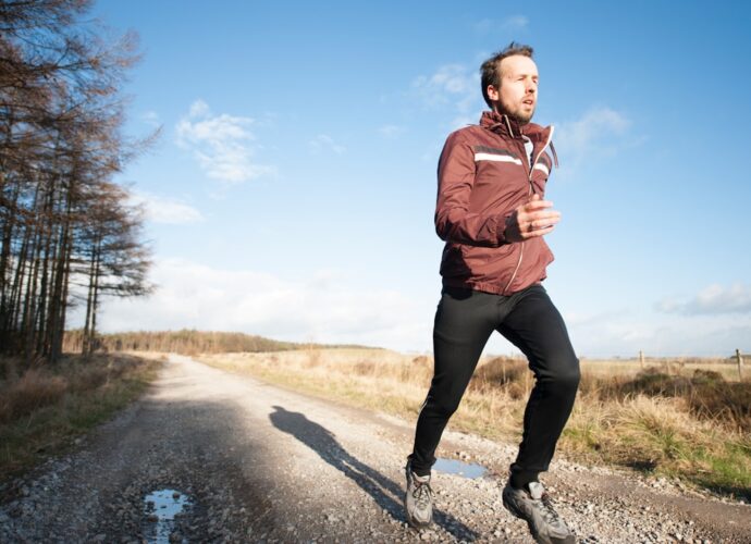 Photo Running outdoors