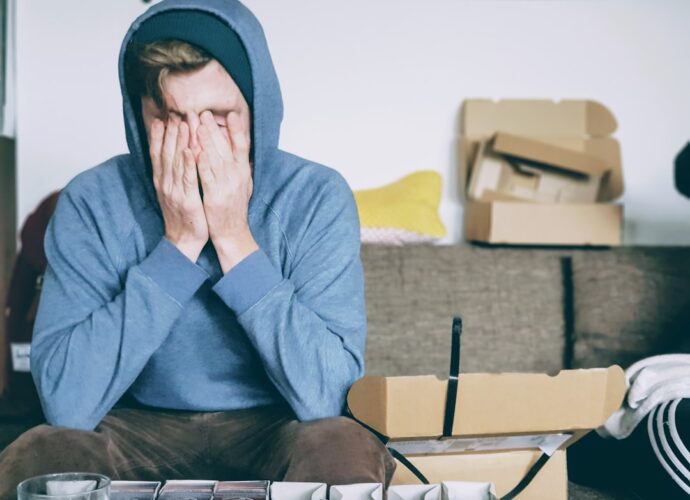 Photo Overwhelmed student