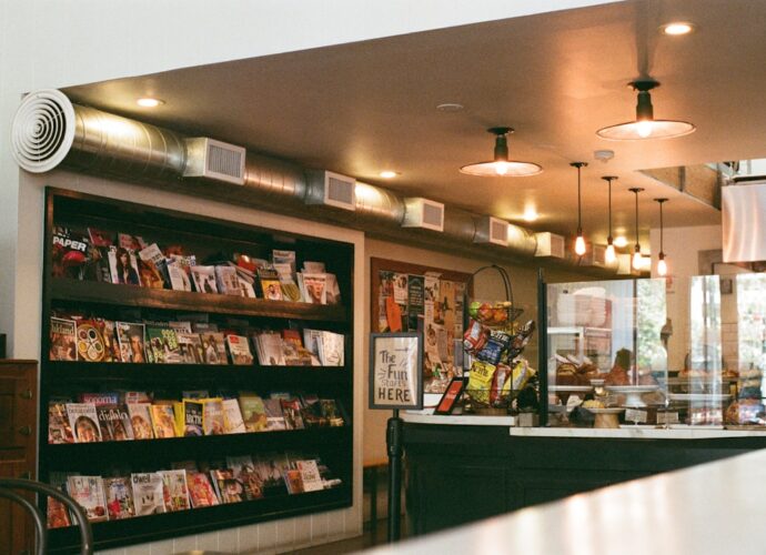 Photo Coffee shop interior