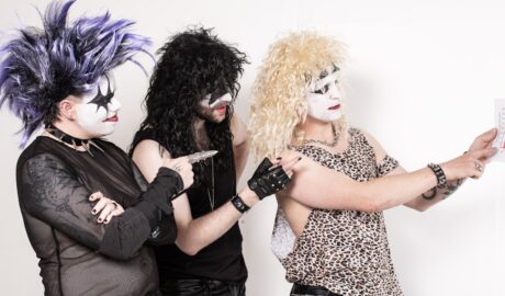 Photo grinding coffee