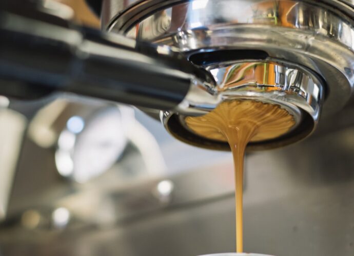 Photo coffee preparation