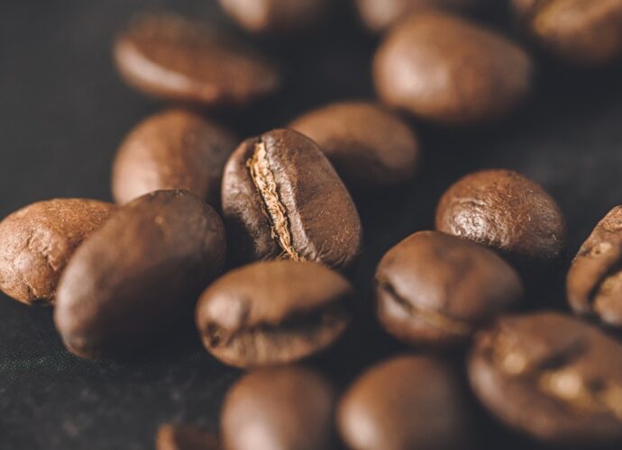 Photo coffee beans defects