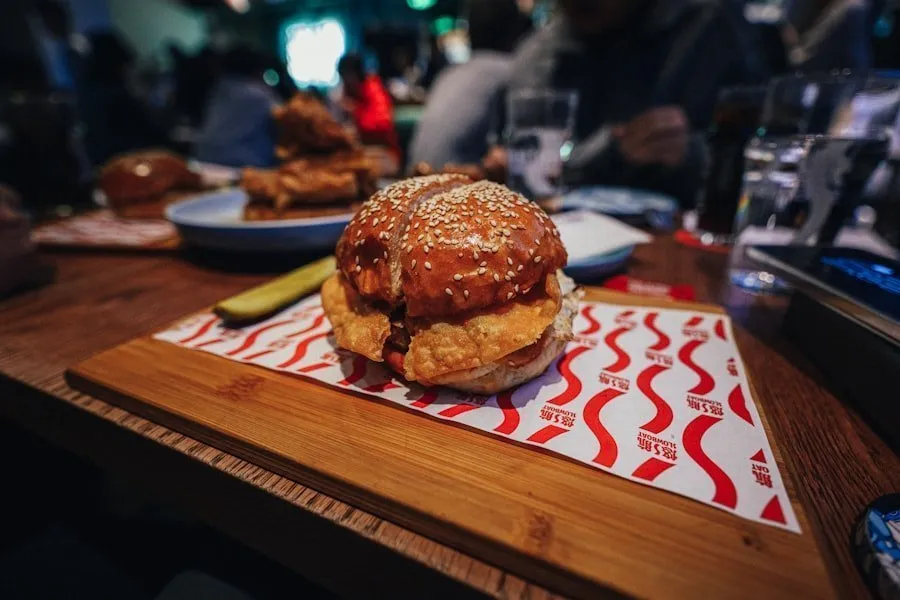 Photo restaurant bun
