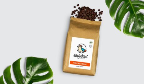 Photo packaging labels coffee
