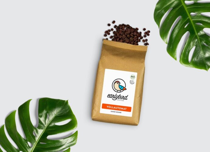 Photo packaging labels coffee
