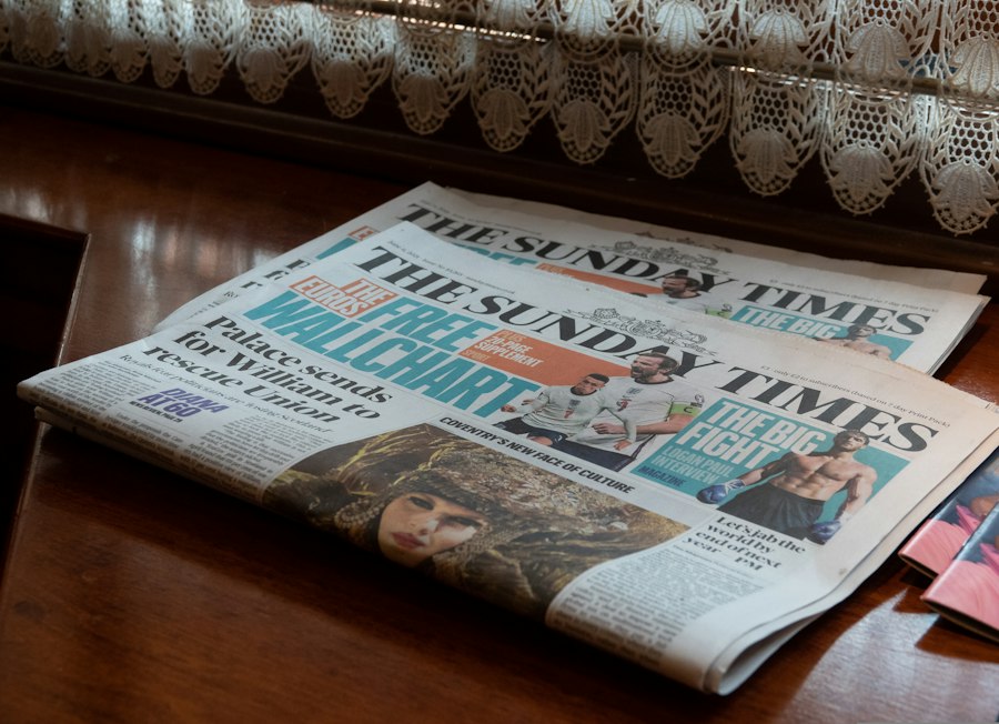 Photo read news morning