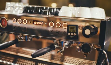 Photo coffee equipment
