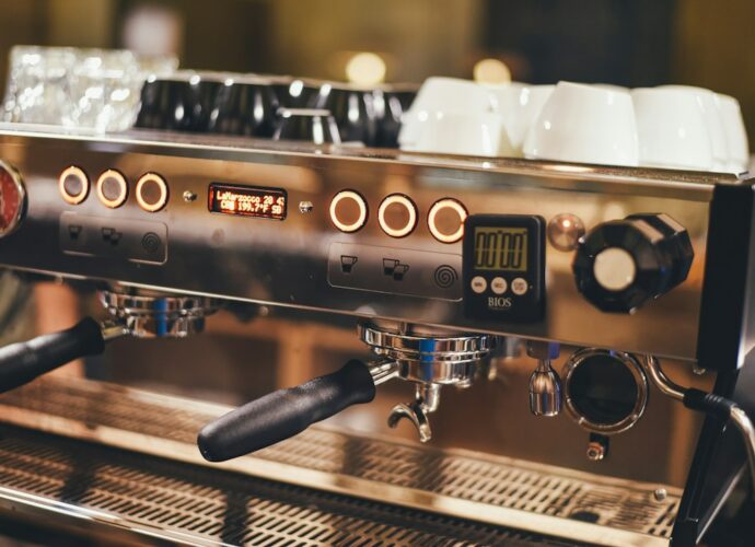 Photo coffee equipment