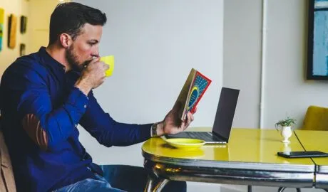 Photo office coffee break benefits studies