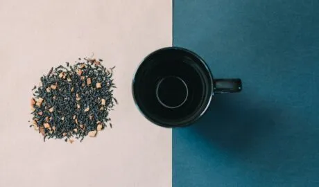 Photo tea vs coffee comparison