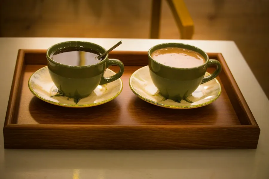 Photo common mistakes tea coffee comparison